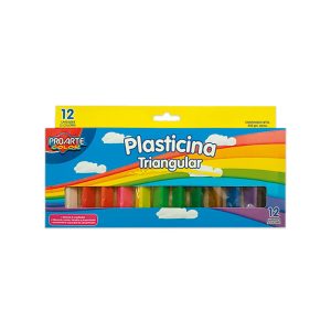 Plasticina Proarte Triangular 12 Colores