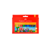 Plasticina Faber Castell Jumbo Triangular Surtido 12 Colores