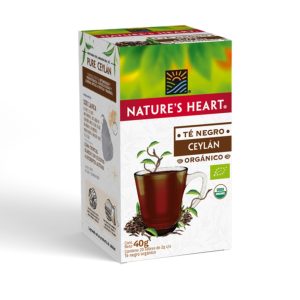Té Nature´s Heart Ceylan Orgánico 20 Bolsitas