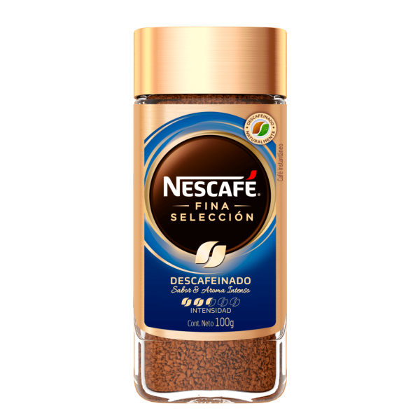 Café Instantáneo Nescafé Fina Selección Descafeinado Frasco 100 g