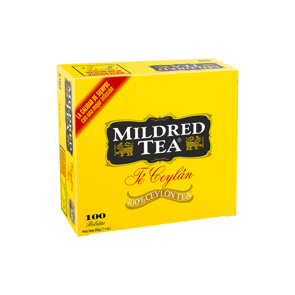 Té Negro Mildred Tea Ceylán 100 Bolsitas