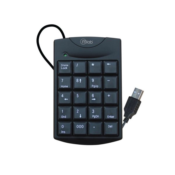 Teclado Numérico Microlab para Notebook con Cable Usb