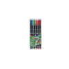 Lapiz Fibra Torre 0.4 mm Estuche de 6 Colores
