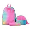 Set Mochila + Lochera y Estuche Escolar Torre Gradient in green - Imagen 2