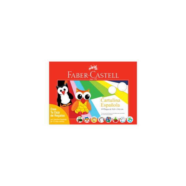 Cartulina Española Faber-Castell Arte Faber Surtido 10 hojas