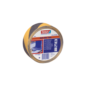 Cinta Antideslizante Tesa 50 mm x 15 m Negra Amarilla