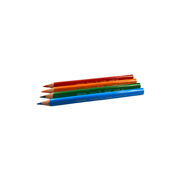 Lápiz Color Bic Jumbo Mega Triangular Evolution Estuche 12 colores - Imagen 4
