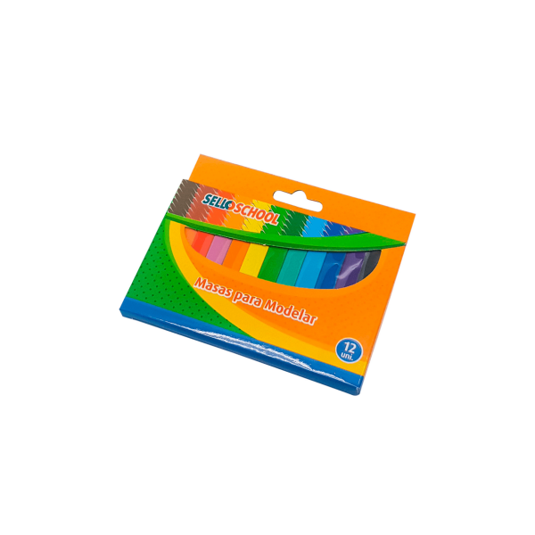 Plasticina Selloschool 12 Colores