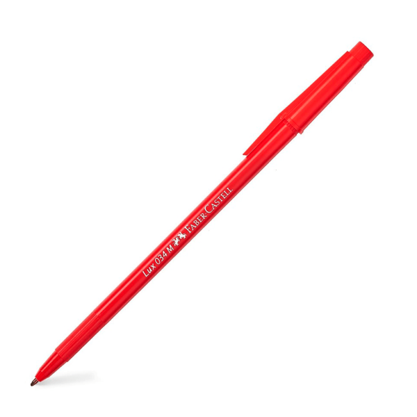 Lápiz Pasta Faber Castell Punta Media Rojo