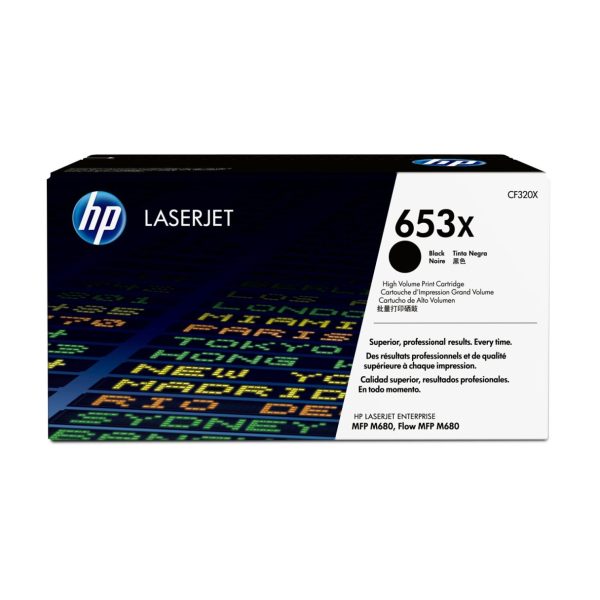 Tóner HP 653X Laserjet Negro Alto Rendimiento Original