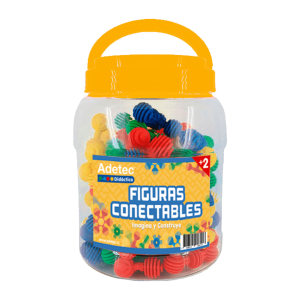 Kit de Figuras Conectables Adetec 60 Piezas