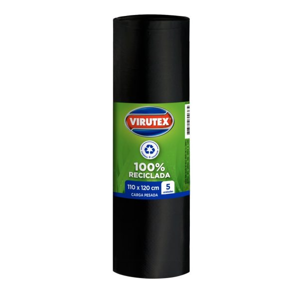 Bolsa de Aseo Virutex Carga Pesada 110x120 cm 5 uni