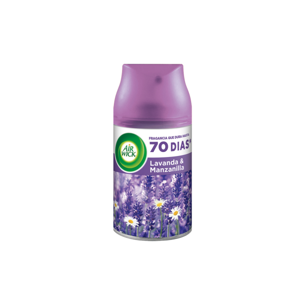Repuesto Desodorante Ambiental Air Wick Freshmatic Lavanda y Manzanilla 250 Ml