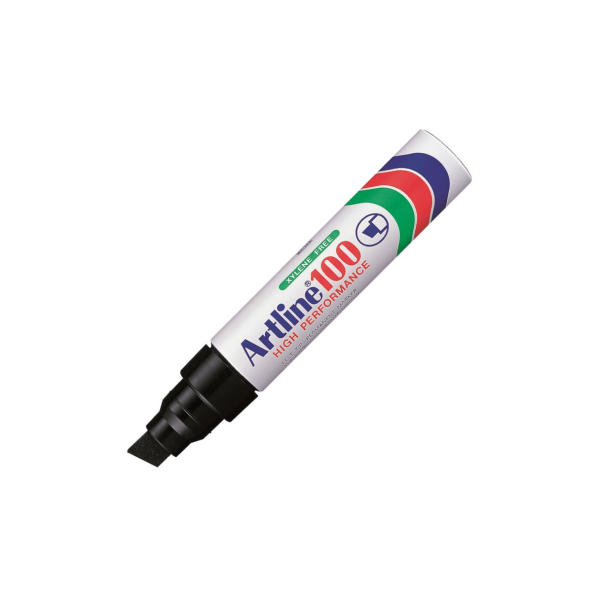 Marcador Permanente Artline 100 Recargable Negro