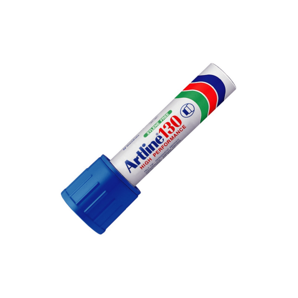 Marcador Permanente Artline Poster Marker 130 Recargable Azul