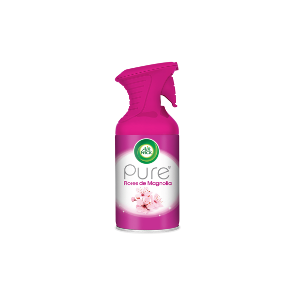 Desodorante Ambiental Air Wick Aerosol Pure Flores de Magnolia 250 Ml.