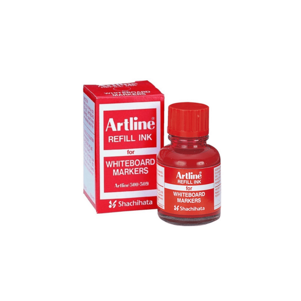 Tinta Artline para Plumón de Pizarra 20 cc Rojo