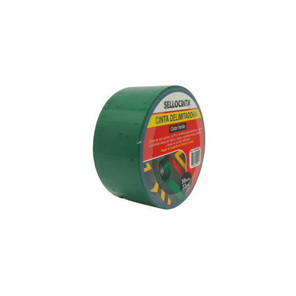 Cinta Delimitadora Sellocinta 33 m x 50 mm Verde