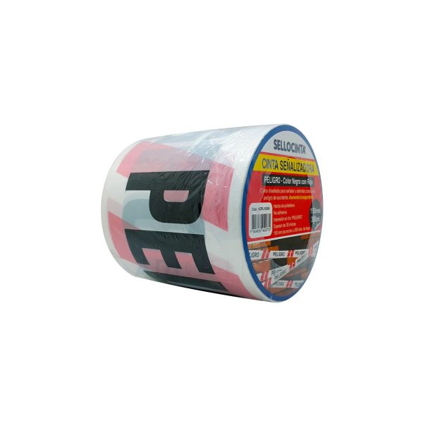 Cinta Señalización de Peligro Sellocinta 150 Mm x 350 Mt