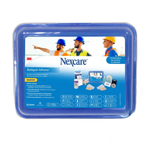 Botiquín 3M Nexcare Minero 88 Piezas