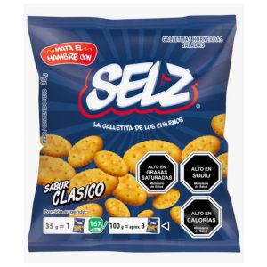 Galletas Horneadas Saladas Selz Sabor Clásico 35 g