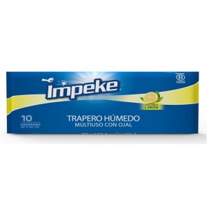 Trapero Húmedo Impeke Limón con Ojal 40×60 cm 10 Unidades