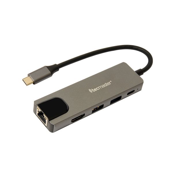 Adaptador Hub Tecmaster Tipo C-PD 3.0