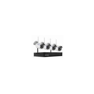Set Cámara de Seguridad Hyundai Nvr 4 Cámaras Po JK4N1080P