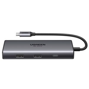 Hub Adaptador Ugreen Multipuertos 2HDMI 8K@30Hz