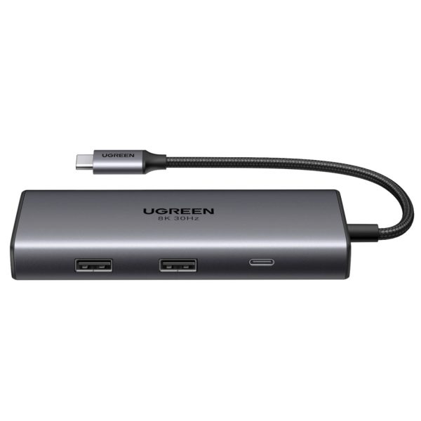 Hub Adaptador Ugreen Multipuertos 2HDMI 8K@30Hz