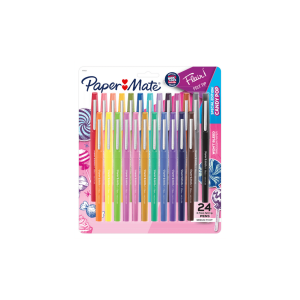 Marcador Permanente Paper Mate Flair Candy Pop Punta Media 24 Colores