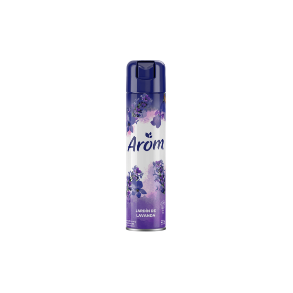 Desodorante Ambiental Arom Aerosol Jardín de Lavanda 225 G.