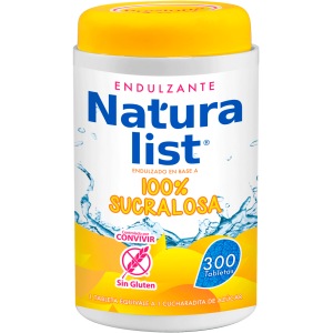 Endulzante Naturalist Sucralosa 300 Tabletas
