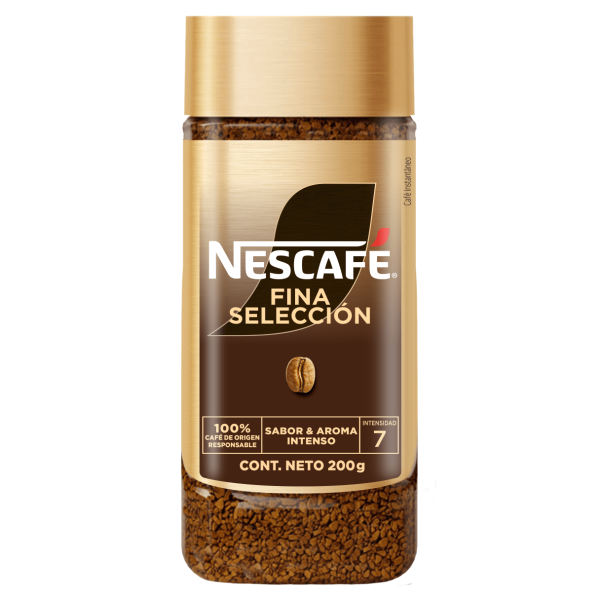 Café Instantáneo Nescafé Fina Selección Liofilizado Frasco 200 Gr.