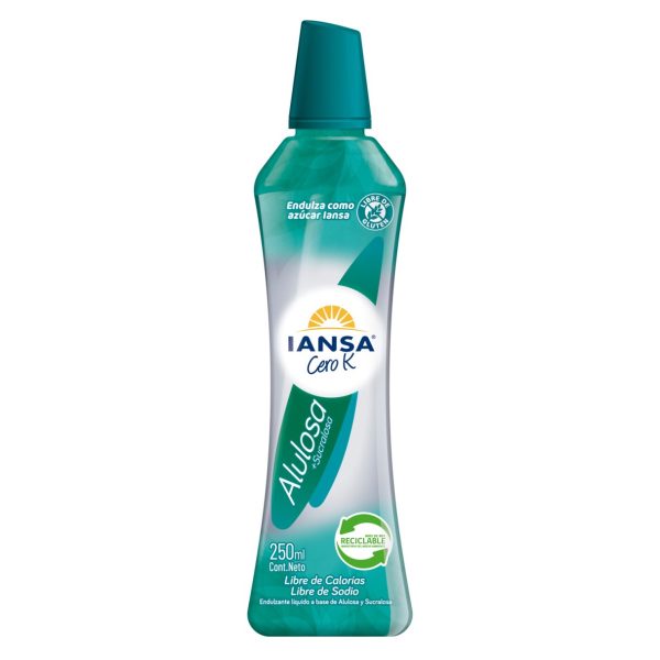 Endulzante Iansa Cero K Alulosa Sucralosa 250 ml