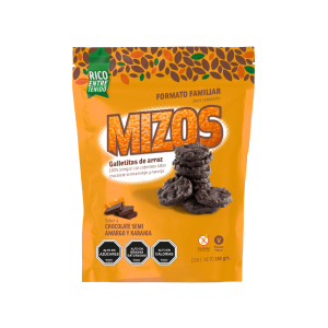 Galletas de Arroz Mizos Chocolate Naranja 150 G