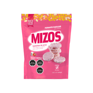 Galletas de Arroz Mizos con Yogurt Frutilla 150 G