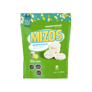 Galletas de Arroz Mizos con Yogurt Limón 150 G
