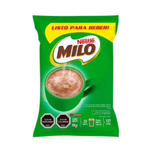 Saborizante para Leche Milo Chocolate Polvo 1 Kg