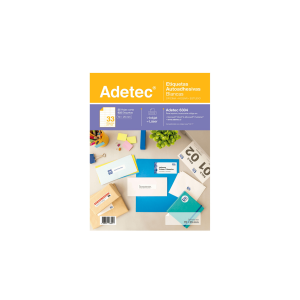 Etiqueta Ink/Láser Autoadhesiva Adetec 33 Por