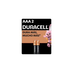Pilas Alcalinas Duracell Aaa Lr03 2 Unidades