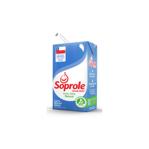 Leche Líquida Soprole Natural Entera 1 L