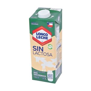Leche Líquida Loncoleche Semidescremada Sin Lactosa 1L