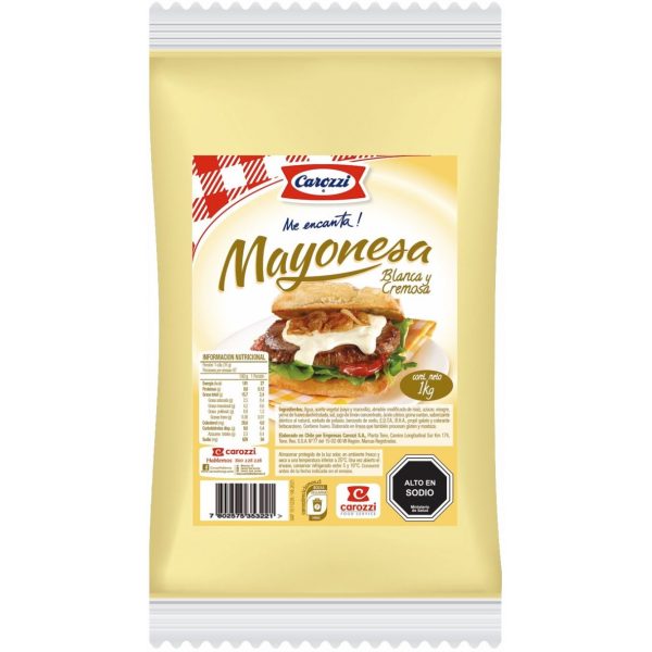 Mayonesa Carozzi 1 Kg