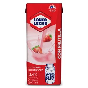 Leche Líquida Loncoleche Frutilla 200 ml