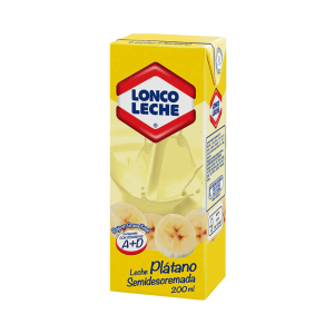 Leche Líquida Loncoleche Plátano 200 ml