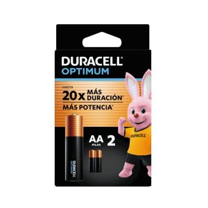 Pila Alcalina Duracell Optimum AA 2 Unidades