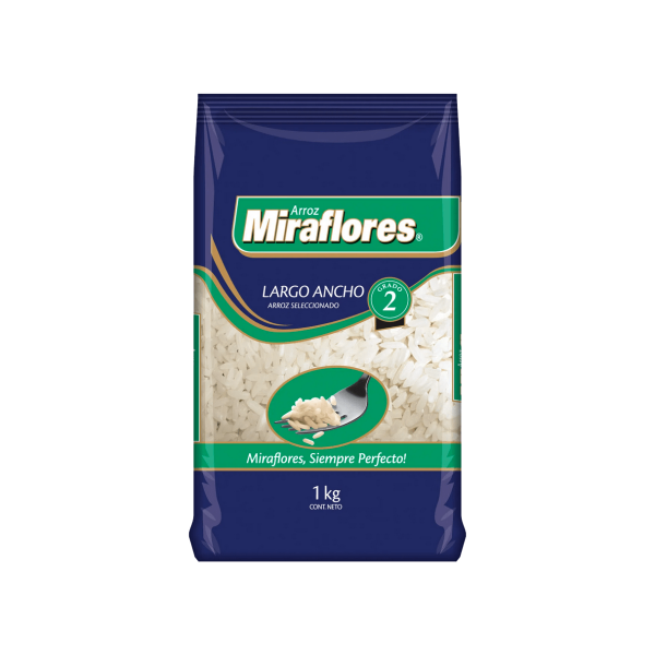 Arroz Miraflores Grado 2 1 Kg