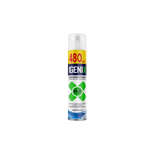 Desinfectante en Aerosol Igenix Antibacterial Tradicional 480 ml