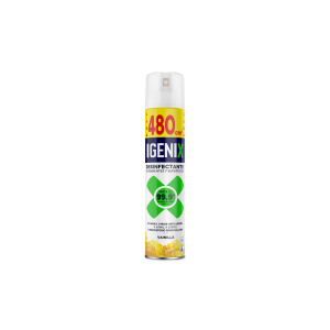 Desinfectante en Aerosol Igenix Antibacterial Vainilla 480 ml
